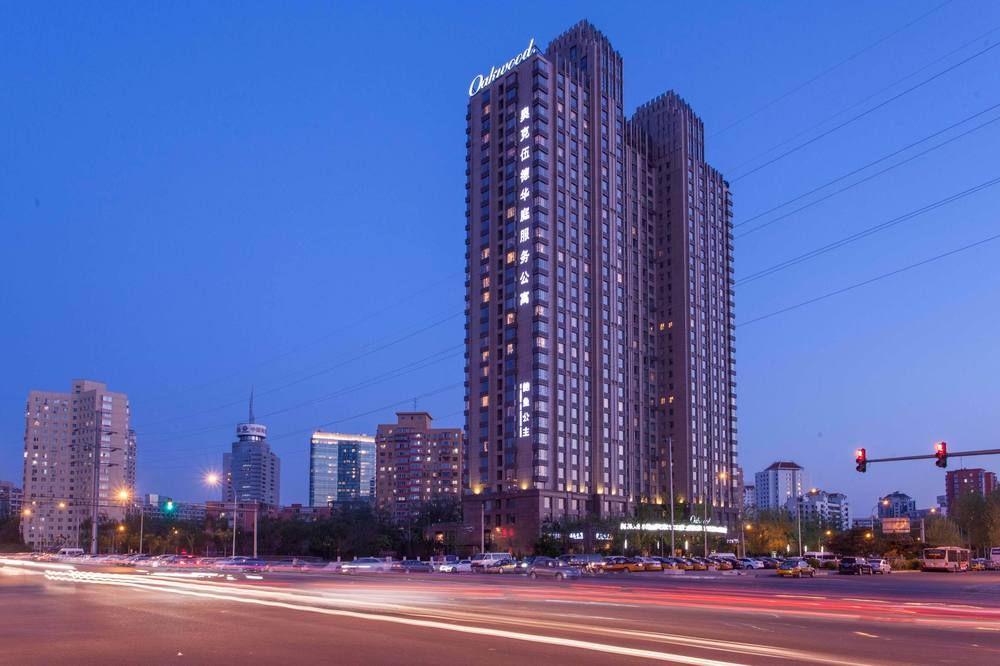 Oakwood Residence Peking Exterior foto